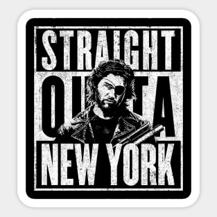 Straight Outta New York Sticker